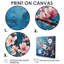 Fleur de cerisier rose sur fond bleu ciel peint - fleur de cerisier-1651452214-1651452234