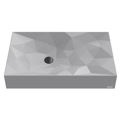 Karran Diamond 28 In. Quartz Rectangular Vessel Sink