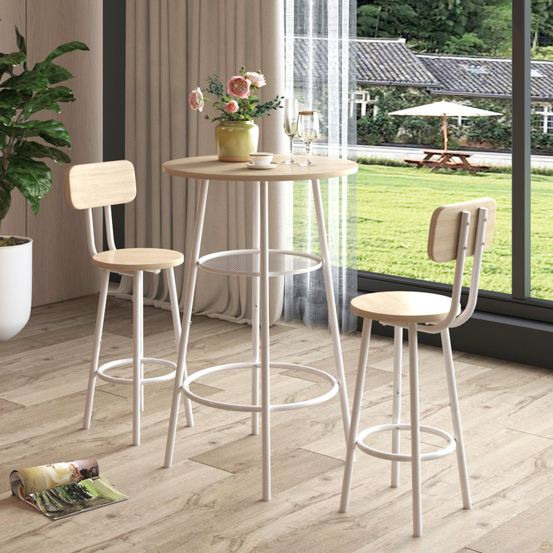 Bar Table, Equipped With 2 Bar Stools