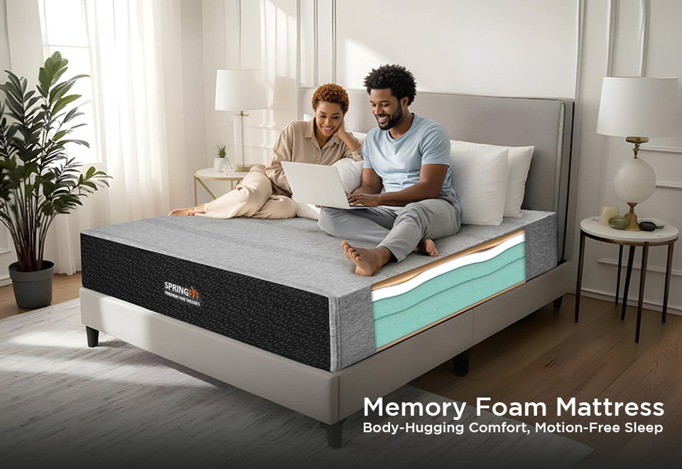 Cooling Memory Foam for Deep & Restful Sleep