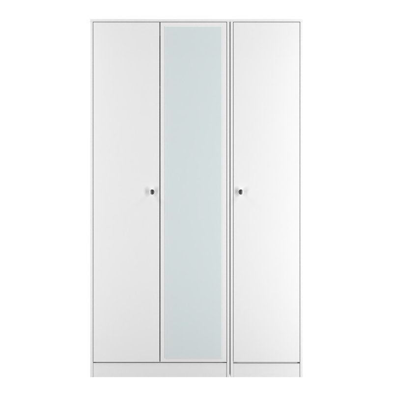 Bhargavi Manufactured Wood Wardrobe, White Matt
