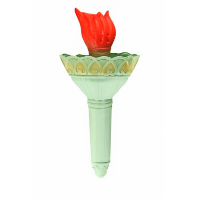 Ensemble de costume de statue de la liberté - Torche avec flamme, accessoire Lady Liberty pour le 4 juillet, journée des anciens Combattants, défilés et événements