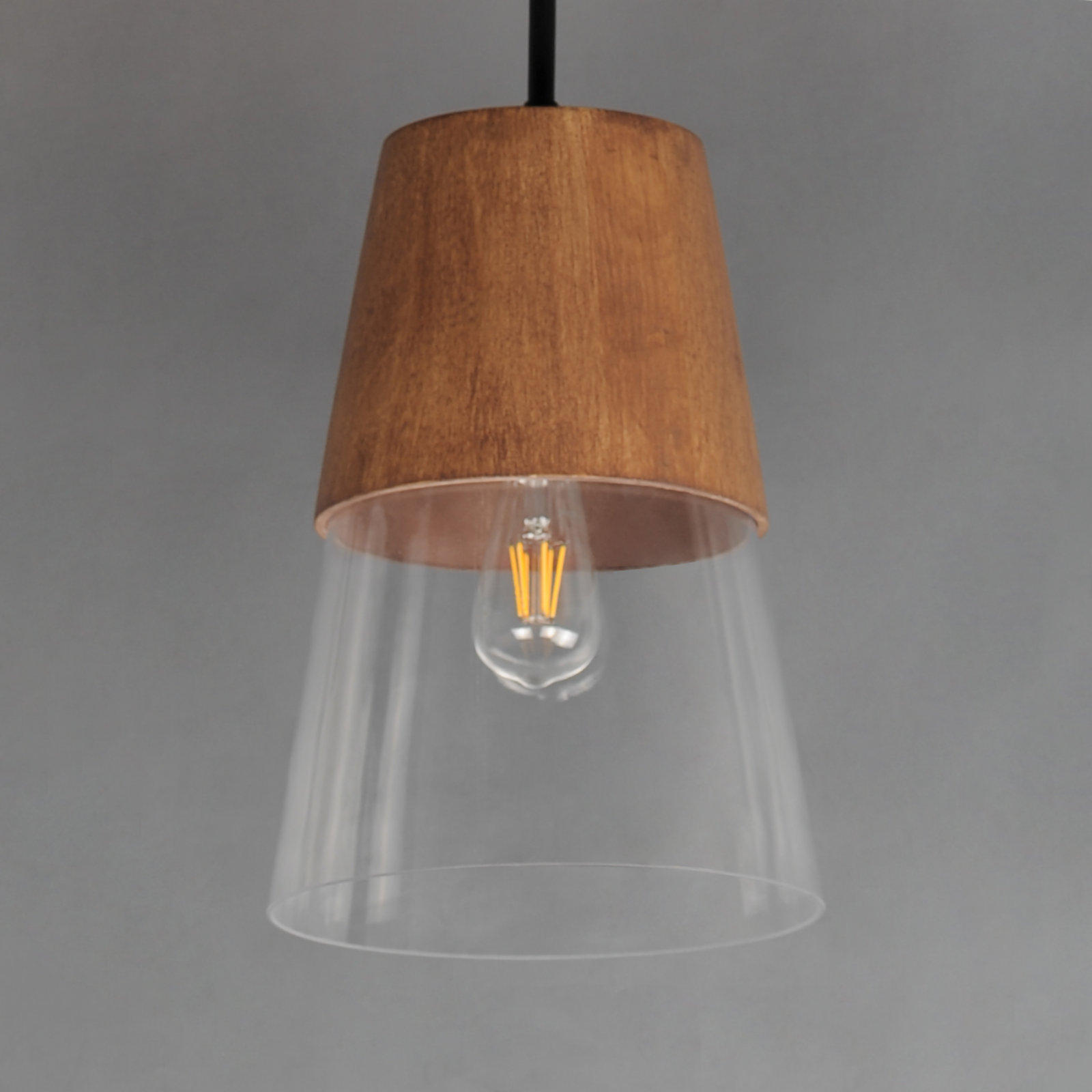 Remora Single Light Steel Dimmable Pendant, 13.75" H x 10" W x 10" D