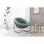 Chaise berçante d'extérieur, chaise berçante surdimensionnée en osier de patio, chaise berçante confortable pour l'intérieur et l'extérieur avec coussin épais, chaise longue moderne pour balcon, porche, jardin, cour arrière-133903812