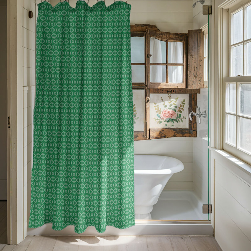 Pure Patterns - Rideau de douche Premium_0158, H 74 po x l 71 po