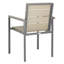 Chaise de patio empilable Vicente