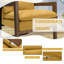 Dentrell 26,5 po de large capitonné-819630872