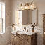 Luminaire de salle de bain à intensité variable en acier et verre Jeanie -851894685-851894657-851894658