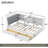 Wood  Platform Bed With Storage Headboard, Shelves And 2 Drawers,-1768264094-1768264095