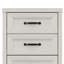 3-Drawer Nightstand, Modern Wood Dresser For Bedroom, Small Accent Chest,Set Of 2-834737061
