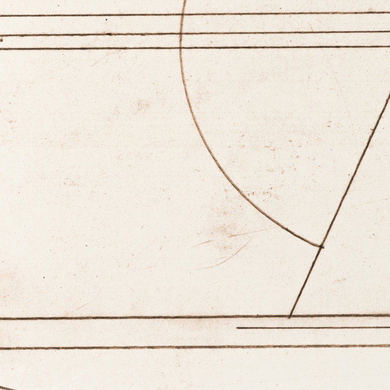 Minimod 1 + Minimod 2 by Dan Hobday - Picture Frame Drawing, 40" H x 60" W x 2.5" D