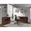Sequel Desk With Back Panel - Charcoal Stained Ash, Black Metal-1101792469