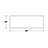 Outwater White Pre-Mitered Wall Box Panel Frame Kit With Adhesive, 1-5/8" Wide X 5/8" Projection-107300258