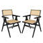 Wicker/Rattan Stackable Folding Chair Folding Chair Set-1708202704