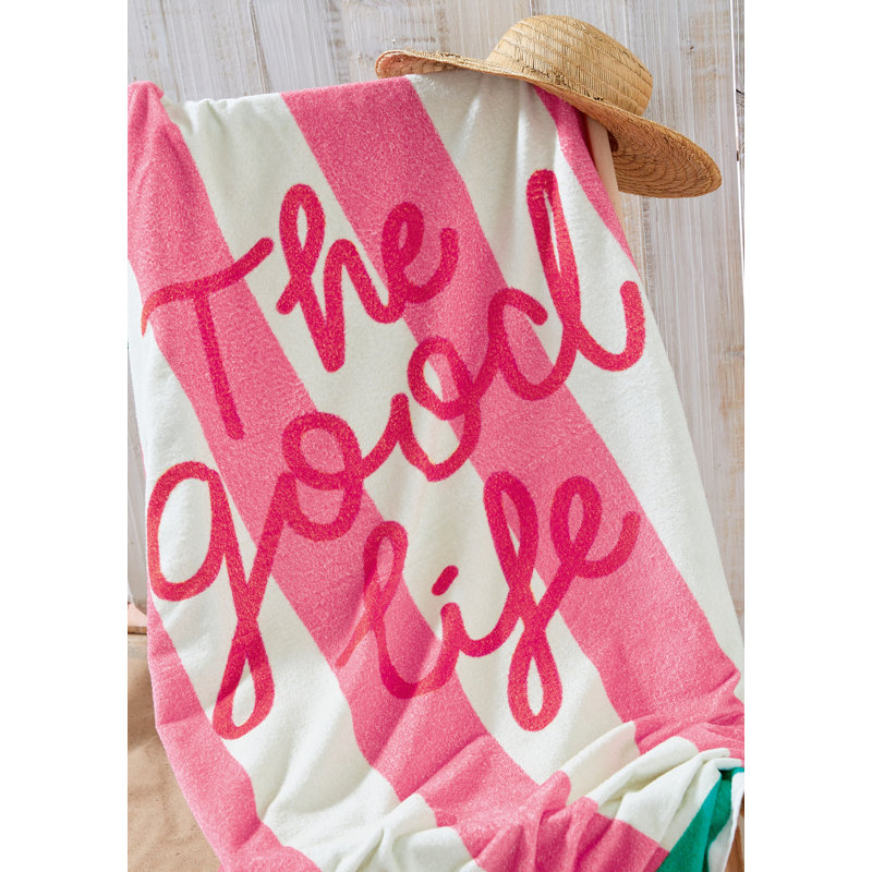 The Good Life Beach Towel Single