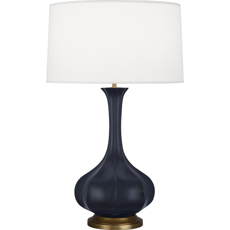 Pike Table Lamp, Matte Midnight Blue