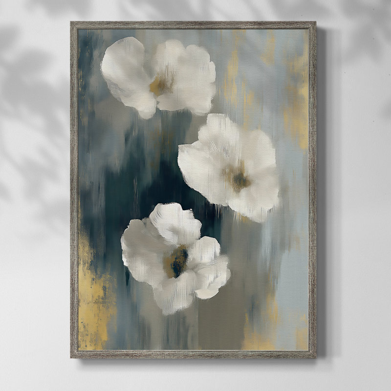 Impression encadrée FLORAL Series Dxx - Bois massif, H 30 po x l 24 po