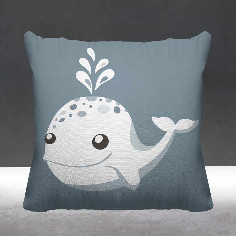 Coussin Whally, L 17 po x H 17 po, Gris