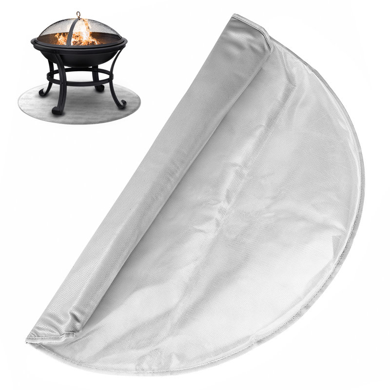 24'' Round Fire Pit Accessory, 0.78" H x 36" W x 36" D