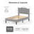 Upholstered Platform Bed, Bed Frame-259215809