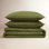 Brooklyn Loom Oversized Cotton Percale Quilt Set