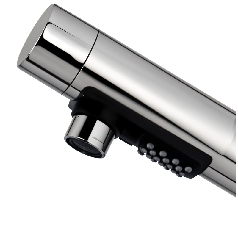 Cox Pull Out Single Lever Monobloc Tap, Chrome