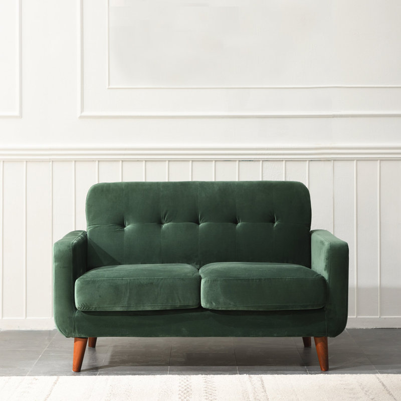 Germany 2 Seater Loveseat Sofa, Green