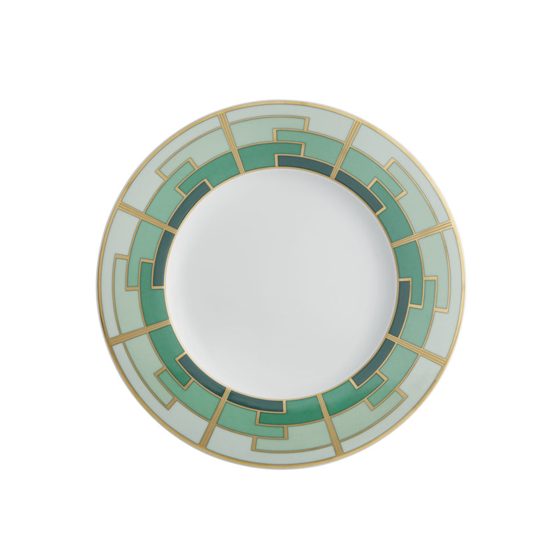 Emerald Porcelain Salad/Dessert Plate