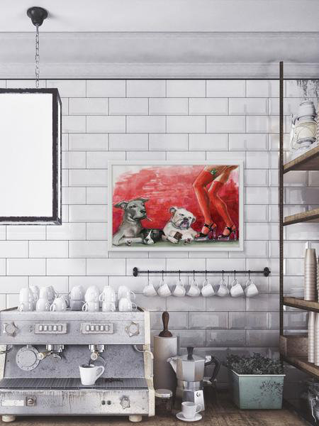 Eyre Tarney - Single Picture Frame Painting, 41cm H x 61cm W x 3.8cm D