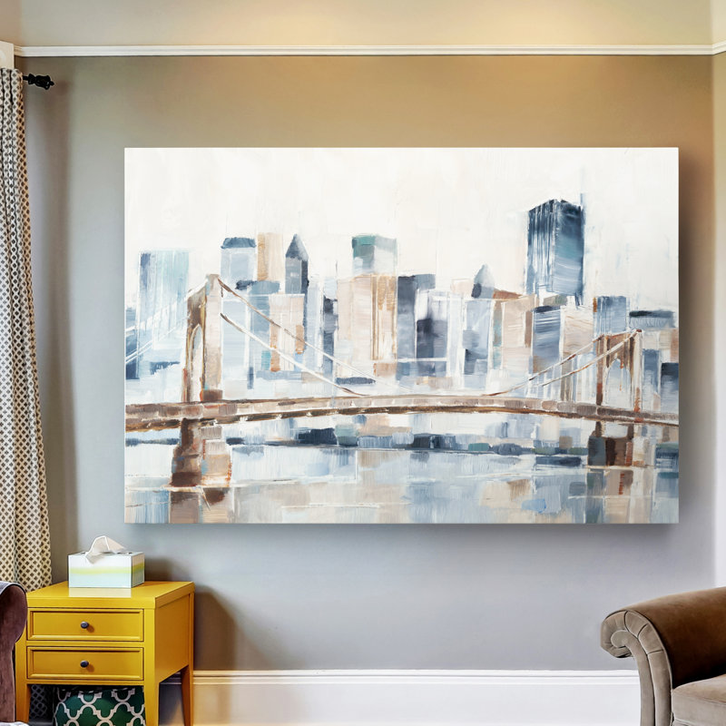 « blue hour ii », impression sur toile, H 8 po x l 12 po x P 1 po, Toile tendue