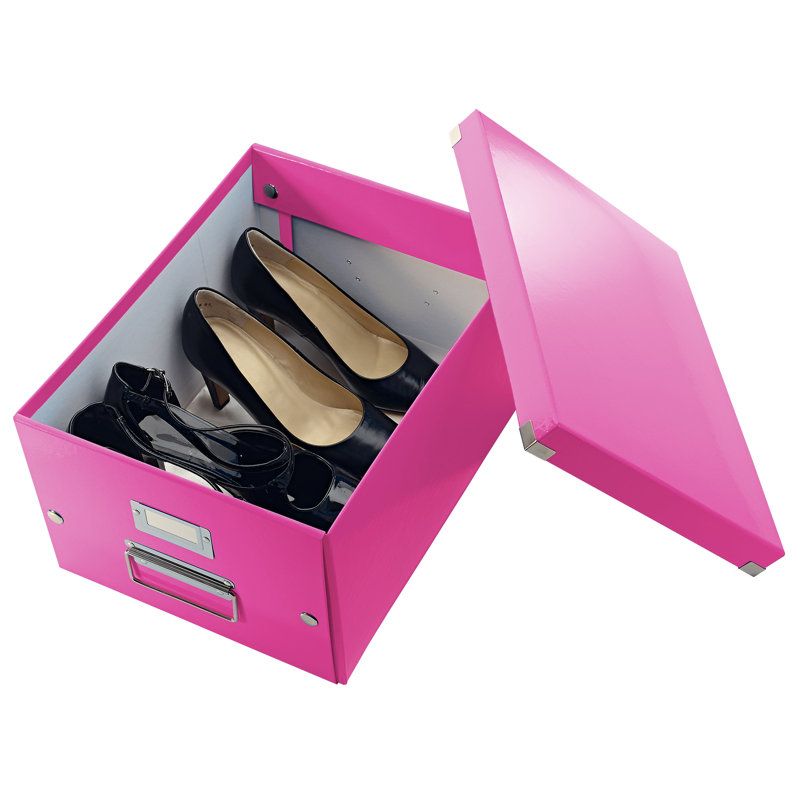 Leitz Decorative Bin, 28.1cm H x 20cm W x 37cm D, Pink