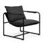 Chaise d'appoint d'extérieur rembourrée en métal Sling-104430806