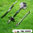 36CC Gas Hedge Trimmer, 2-Stroke Pole Hedge Trimmer with 25Inch Cutter Bar, Double Reciprocating Blades, 270° Rotatable Cutting Head, Hedge Trimmer Gas Powered for Bushes, Hedges and Garden Trimming