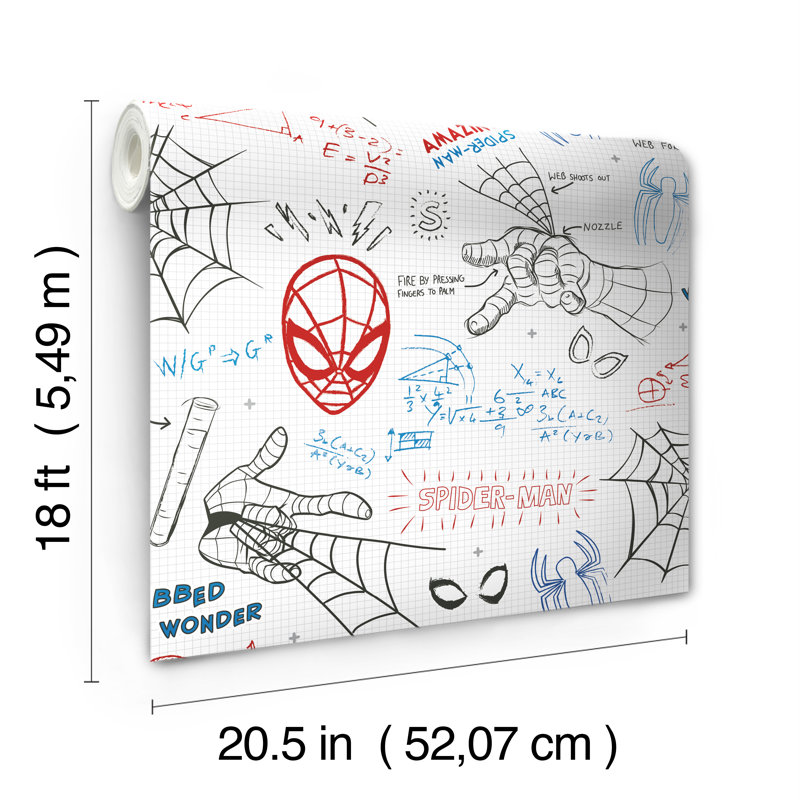 Papier peint adhésif Spider-man Superpowers, Red