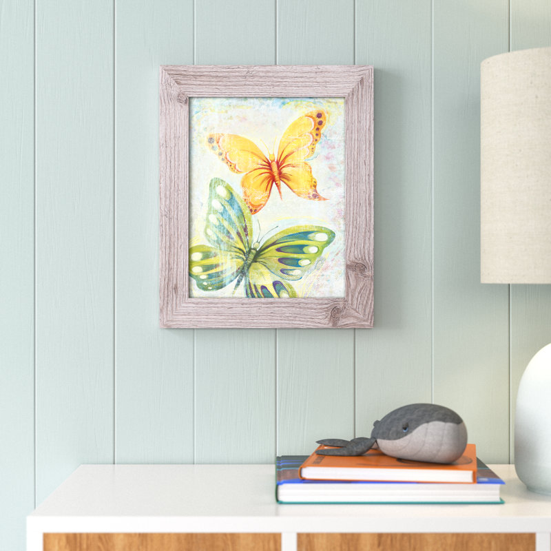 «Paint Butterflies», reproduction encadrée, H 14 po x l 11 po x P 0,75 po