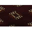 Tapis oriental rétro en laine rouge noué à la main 2 pi 10 po x 4 pi 1 po Tribal