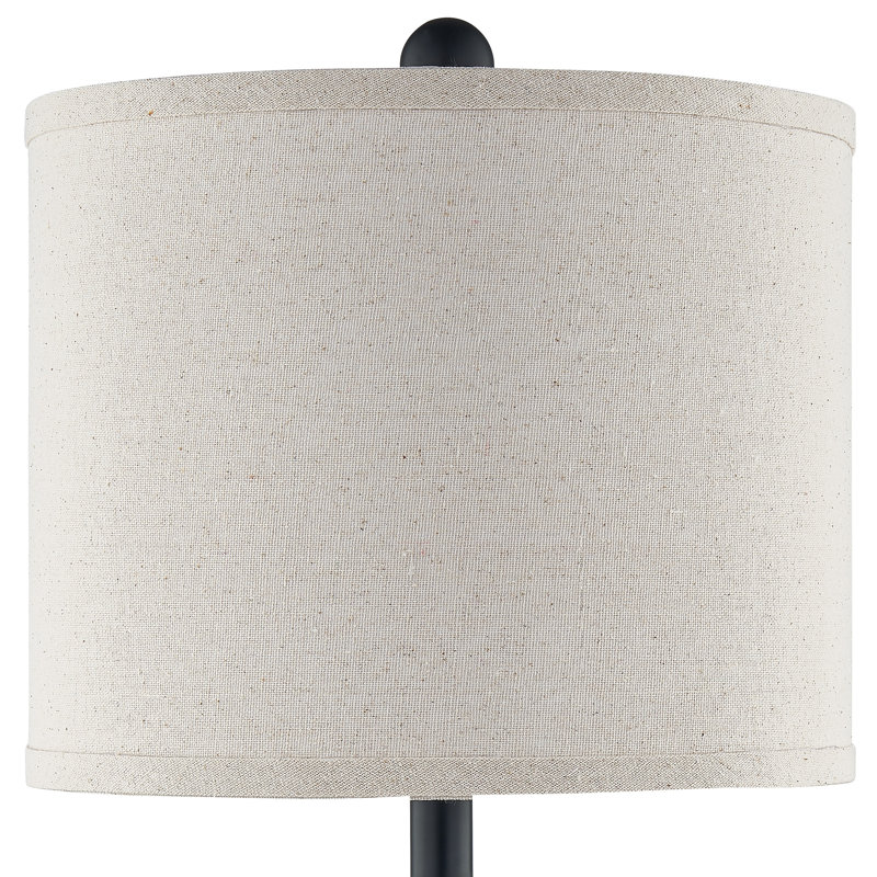Lampes de table modernes en céramique 22,5 po avec contrôle tactile et ports de charge USB Gavivi, Bleu