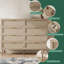 8 Drawer Rattan Dresser, Modern Wood Chest Of Drawers