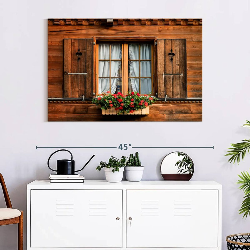 Lilie House Window, 26" H x 39" W