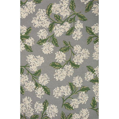  Joie JOI-04 Hydrangea Gray Rug