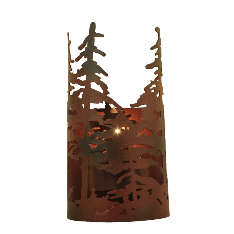Rustic Lodge 1 - Light Flush Mounted Sconce
