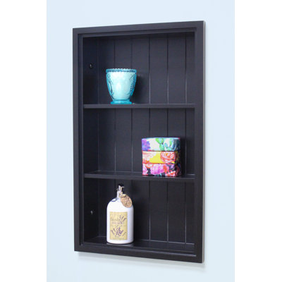 3 Piece Recessed Wall Shelf