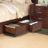 Aleidy Solid Wood Standard Storage Bed