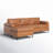 Brevick Faux Leather L-Shaped Sectional Reversible-1870798471