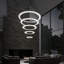 Arctic Rings 5 - Light LED Chandelier-70912304