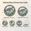 Panneau de vitrail vitrail, H 12 po-1998189496