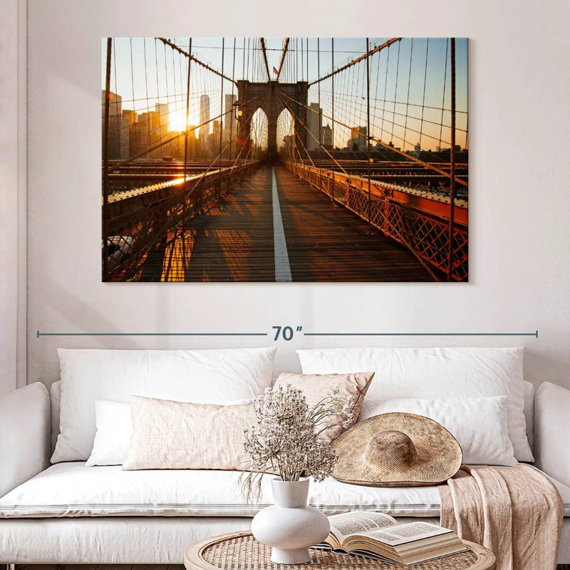 Lilie Radiant Brooklyn Bridge, 34" H x 51" W