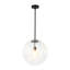 Luminaire suspendu sphérique en verre 1 lumière-2141515048