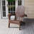 Folding HDPE Adirondack Chair with Dual Cup Holders – All-Weather Outdoor Patio Chair-548038992