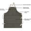 Solid Colour Cotton Apron Sets-1821444284